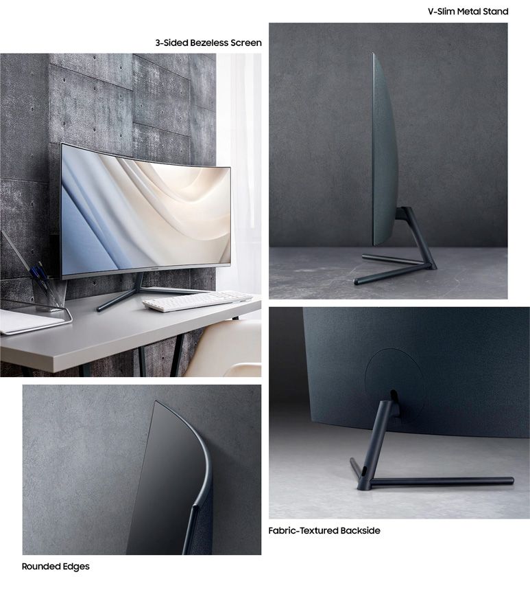 Monitory Samsung Z róznych stron