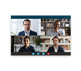 Ekran wideokonferencja